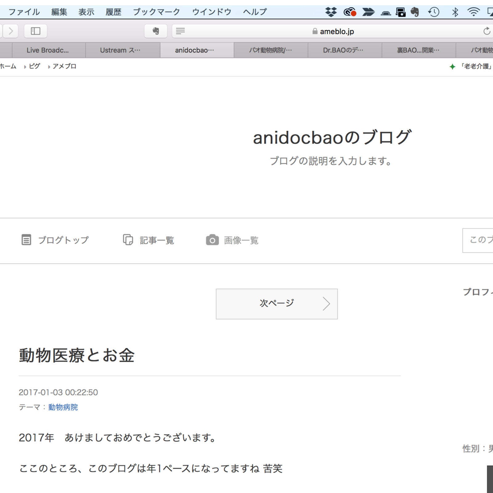 anidocbaoのブログのページ